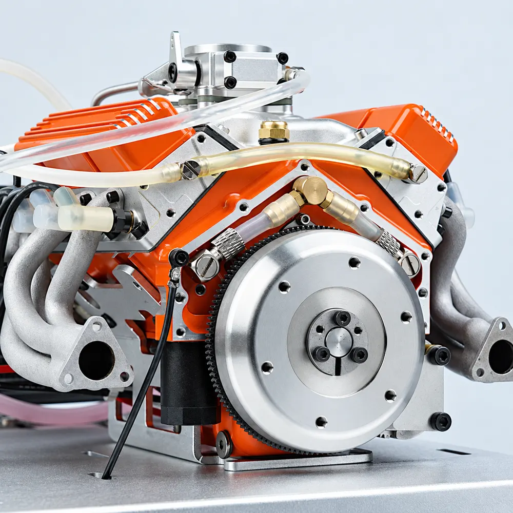 Kit de Motor V8 de Mesa 1/6, 4 Tempos, 44cc, Refrigerado a Água, OHV, Gasolina, Modelo Small-Block — foto 19