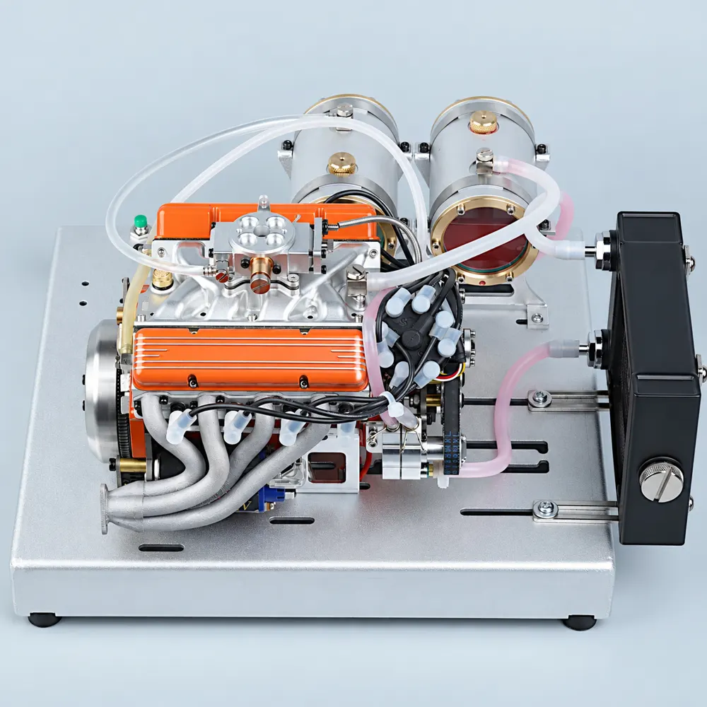 Kit de Motor V8 de Mesa 1/6, 4 Tempos, 44cc, Refrigerado a Água, OHV, Gasolina, Modelo Small-Block — foto 17